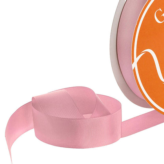 Ribbon Plain Grosgrain Dusty Pink (25mmx30m)