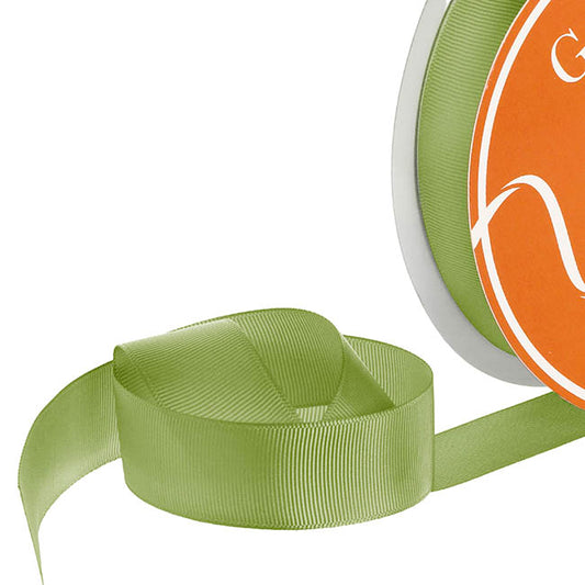 Ribbon Plain Grosgrain Sage (25mmx30m)