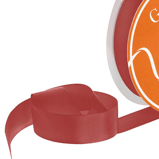 Ribbon Plain Grosgrain Sienna Blaze (25mmx30m)