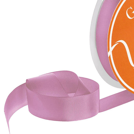Ribbon Plain Grosgrain Vintage Pink (25mmx30m)