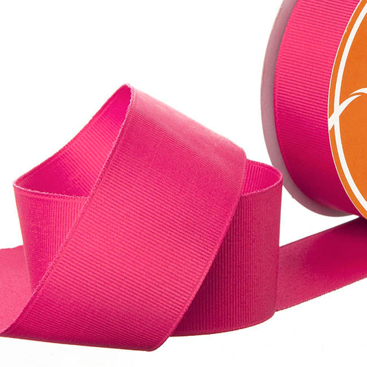 Ribbon Plain Grosgrain Hot Pink (38mmx30m)