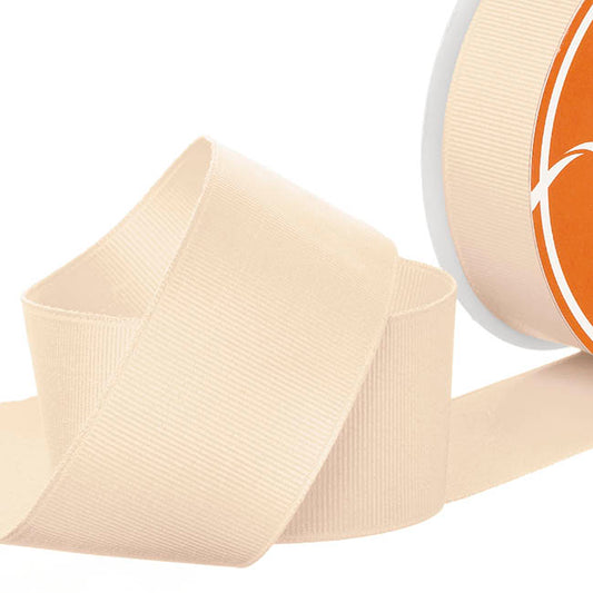 Ribbon Plain Grosgrain Ivory (38mmx30m)