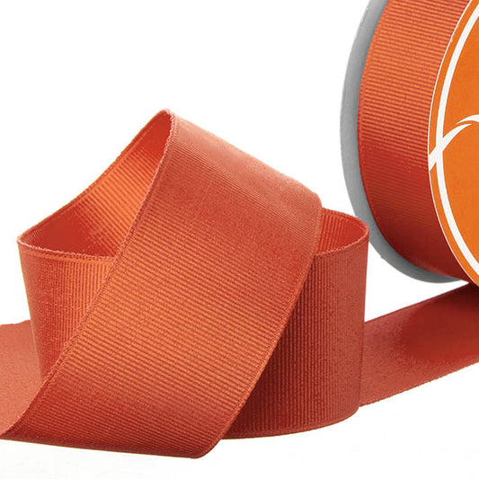 Ribbon Plain Grosgrain Burnt Ochre (38mmx30m)