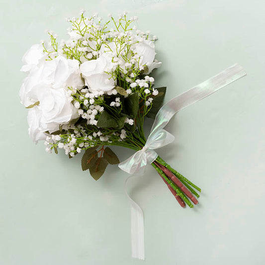 Ribbon Taffeta Iridescent Metallic White (25mmx25m)