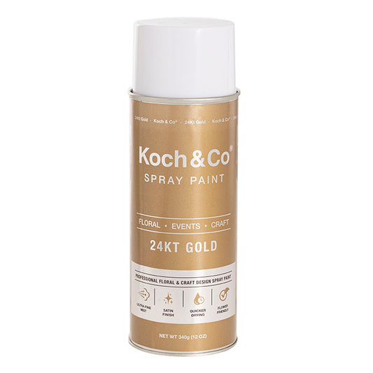 Floral Event Craft Spray Paint Metallic 24KT Pure Gold 340g