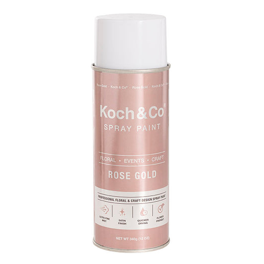 Floral Event Craft Spray Paint Metallic Rose Gold (340g)