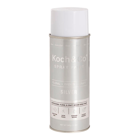 Floral Event Craft Spray Paint Metallic Silver (340g)