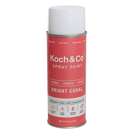 Floral Event Craft Spray Paint Bright Coral (340g)