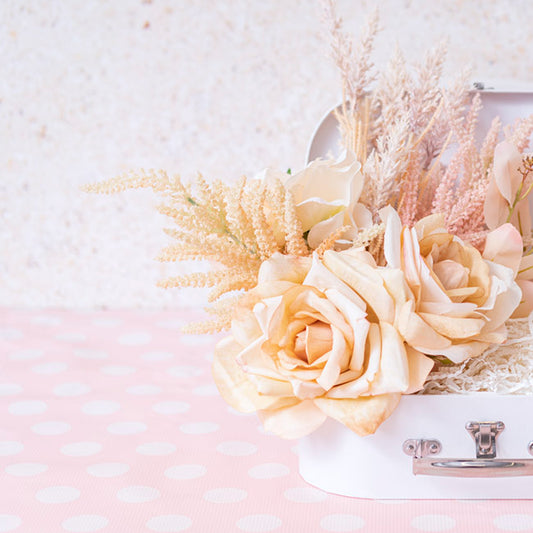 Suitcase Gift Box White (30x20x9cmH) Set 3