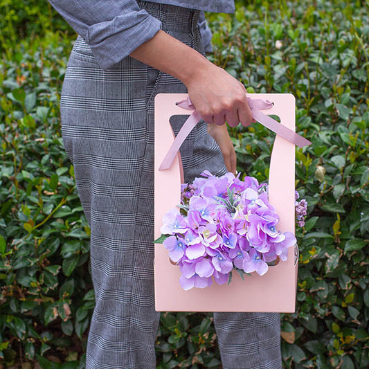 Flower Carry Box Pack 10 Pink (22x11.5x35.5cm)