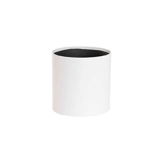 Flower Hat Box Set No Lids White Set 3 (27Dx31cmH)