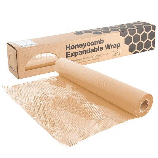 Kraft Paper Honeycomb Expandable Roll Brown (50cmx30m)