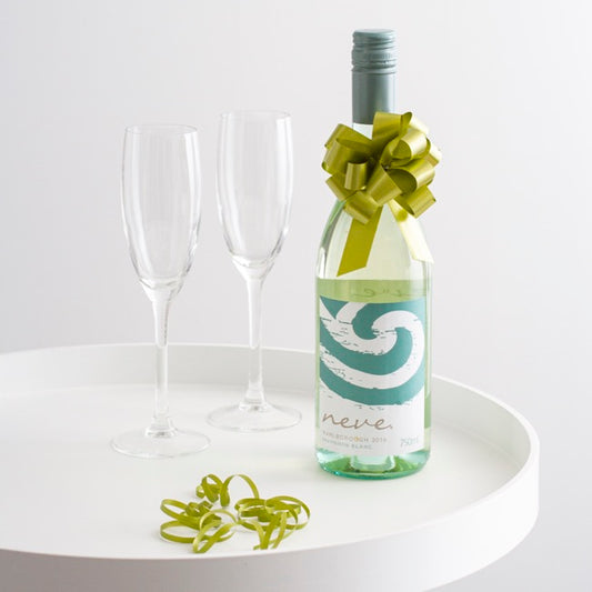 Ribbon Pull Bow Pom Pom Moss (18mmx8.75cmD) Pack 5