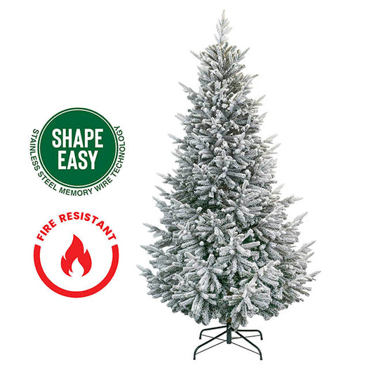 Shape Easy Forest Snow Pine Xmas Tree White (1.2x2mH)