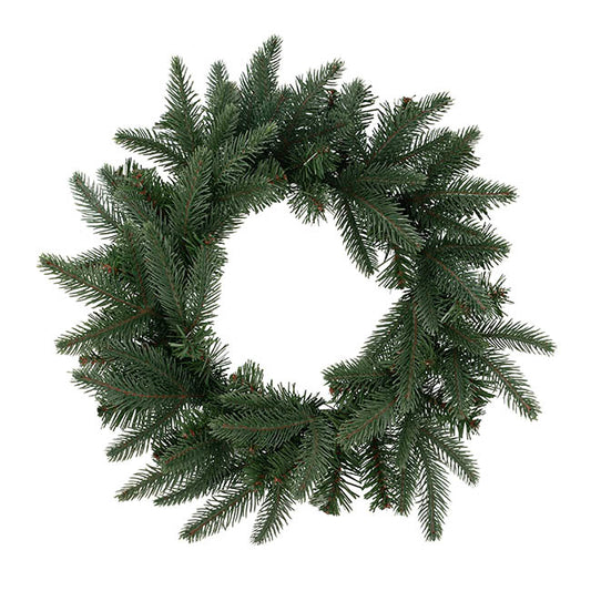 Forest Christmas Pine Wreath Deep Green (45cmD)