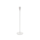 Single Metal Taper Candle Holder White (8x32.5cmH)