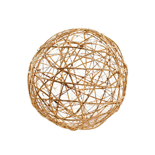 Glowing Ball LED Gold (20cmD)