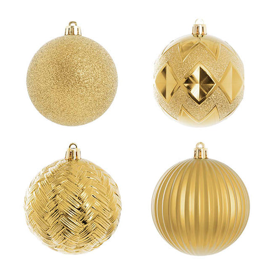 Decorative Assorted Hanging Baubles Set 24 8CMD