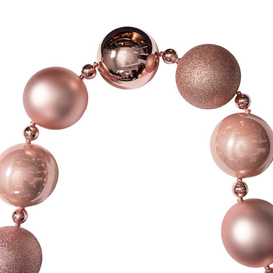 Decorative Bauble Garland Soft Pink (180cmL)