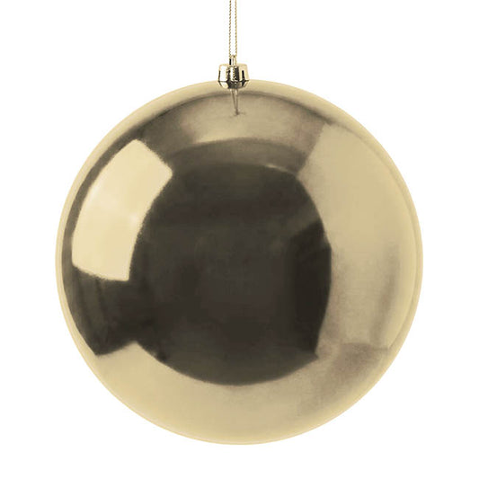 Giant Hanging Bauble Champagne (30cmD)