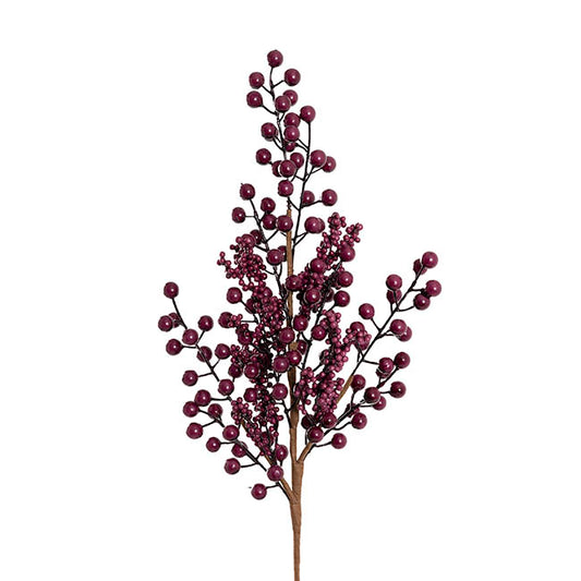 Mixed Berry Spray Soft Plum (69cmH)
