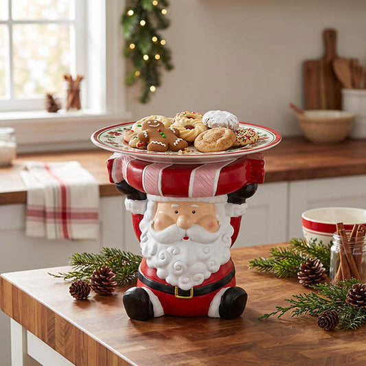 Sitting Santa MGO Display Stand Red (35x29.5x36.5cmH)