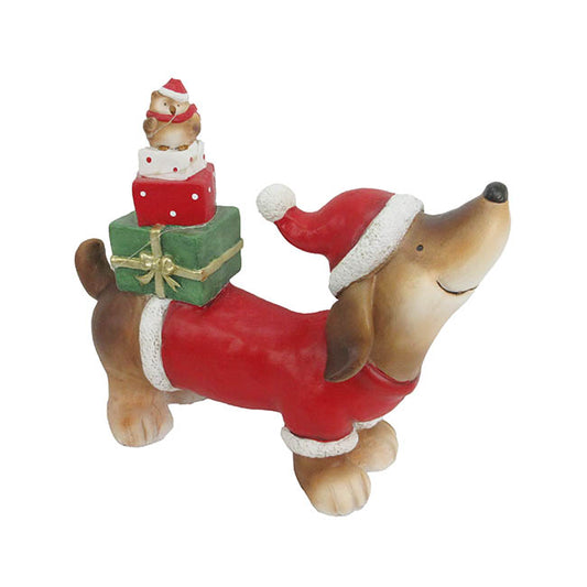Dachshund w LED Porch Decor Display (49x17.5x41cmH)