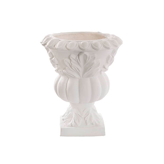 Tuscany Garden Planter Urn Matte White (28x34cmH)