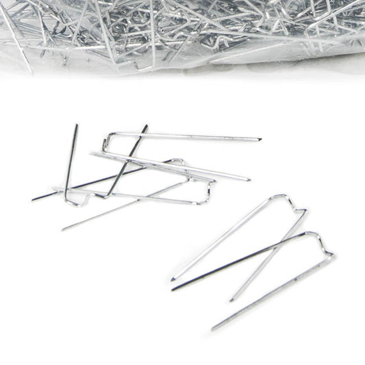 Wreath Mossing Pins (Greening) 43mm 500g Bag