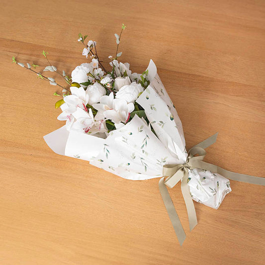 Cello Regal Leafy Greens 65mic White Pack 100 (50x70cm)