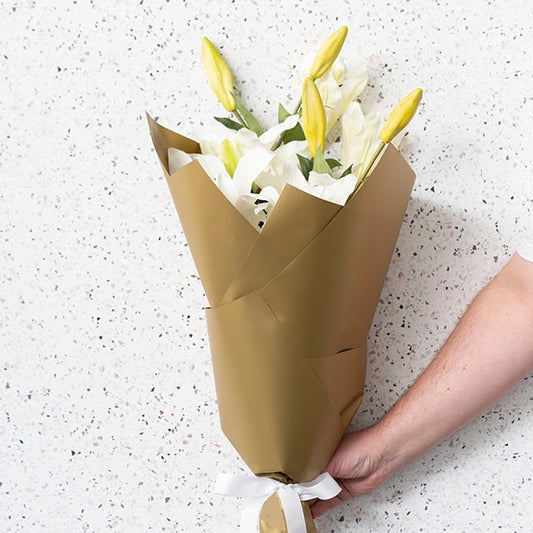 Cello Regal Pro 65mic Metallic Gold (50x70cm) Pack 100