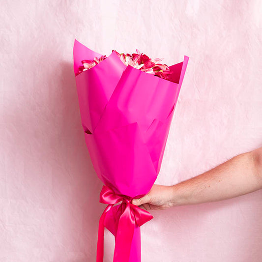 Cello Regal Pro 65mic Hot Pink (50x70cm) Pack 100