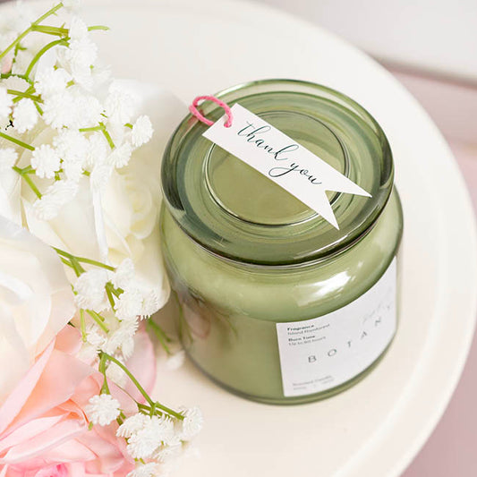 Hanging Gift Tags Thank You Flag White Pack 20 (7Lx2W)cm)