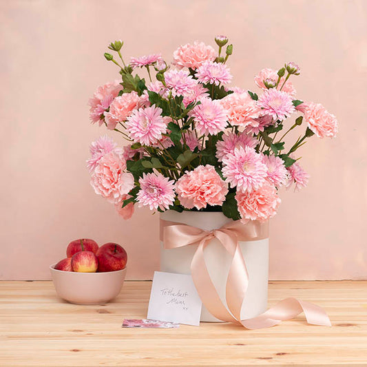 Ceramic Cylinder Dan Plant Pot Matte White (20x20cmH)