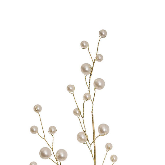 Ivory Pearl Spray Gold (70cmH)