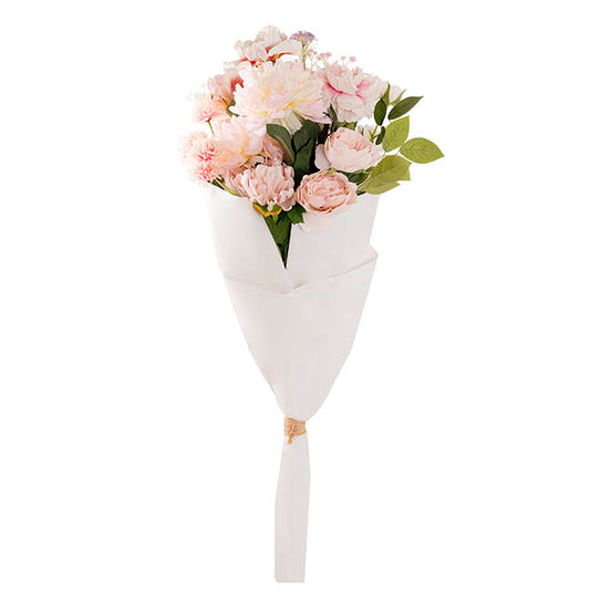 Iris Flower Bouquet Arrangement Pale Pink (85cmH)