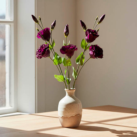 Lisianthus Spray Burgundy (89cmH)