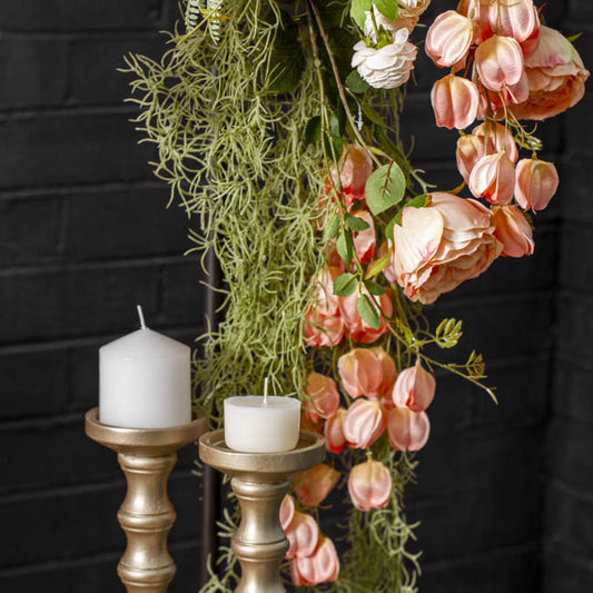 Lantern Flower Spray Champagne (97cmH)