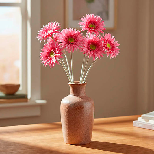 Gerbera Aztec Hot Pink (10cmDx54cmH)