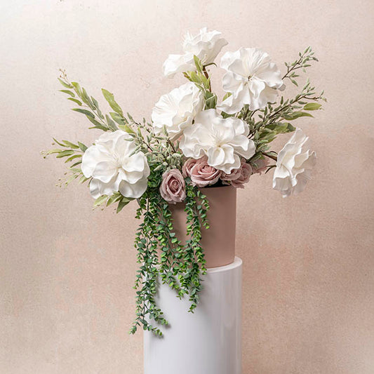 Decorative Large Event EVA Flower White (23cmDx60cmH)