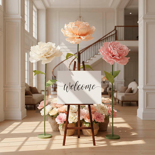 Large Paper Rose Stem Nude (30cmDx125cmH)