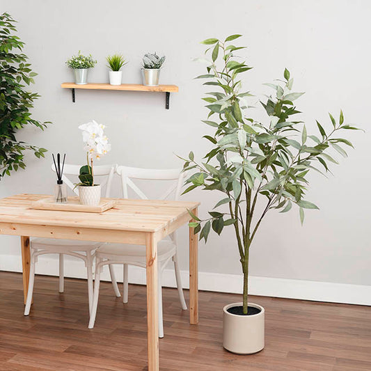 Real Touch Artificial Eucalyptus Willow Tree Green (160cmH)
