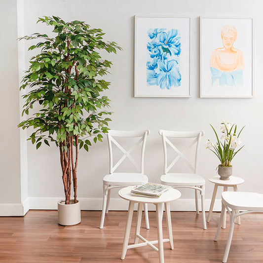 Giant Artificial Sakaki Tree Potted Green (210cmH)