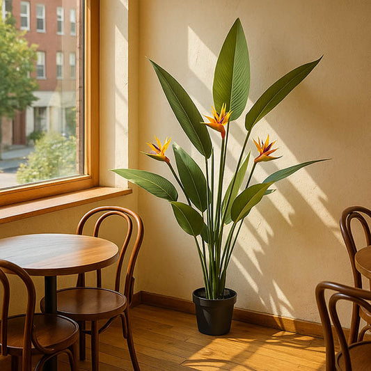 Artificial Bird of Paradise Plant Green (150cmH)