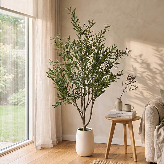 Grande Faux Olive Tree Real Touch Green (210cmH)