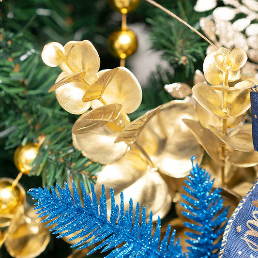 Eucalyptus Leaf Spray Gold (62cmH)