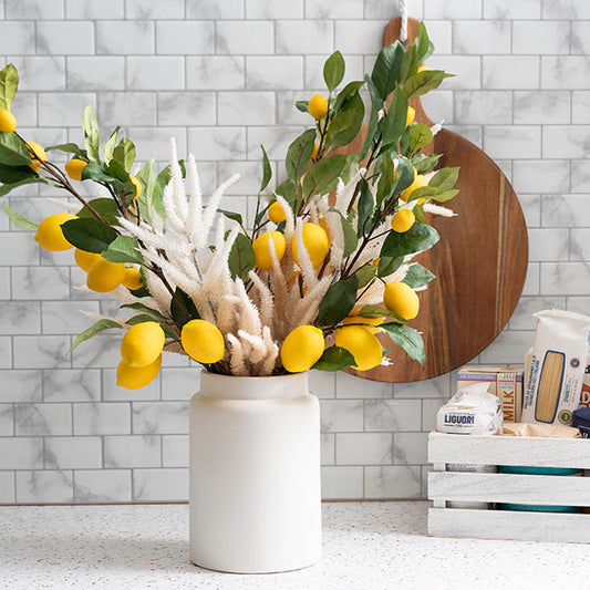 Lemon Branch Spray Yellow (89cmH)