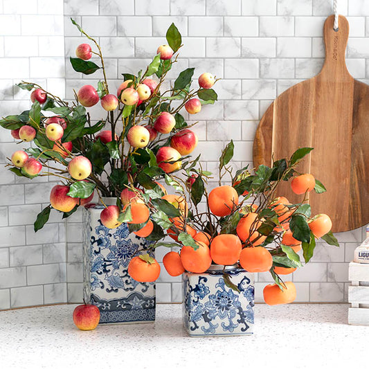 Apple Branch Spray Red (70cmH)