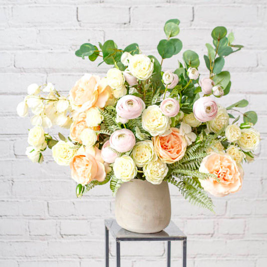 Grace Garden Rose Stem Dusty Peach (76cmH)