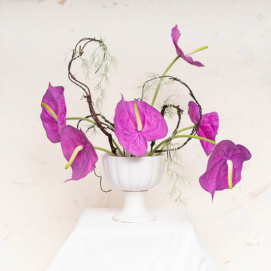 Anthurium Real Touch Large Purple (70cmH)